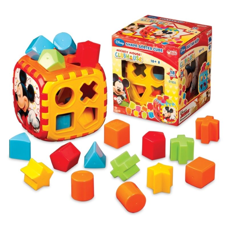DIDAKTIČKA KOCKA UBACIVANJE OBLIKA MICKEY MOUSE 8970230