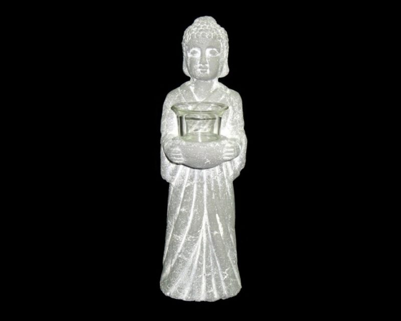 FIGURA / SVIJEĆNJAK KAMENI BUDA 35cm 9137269
