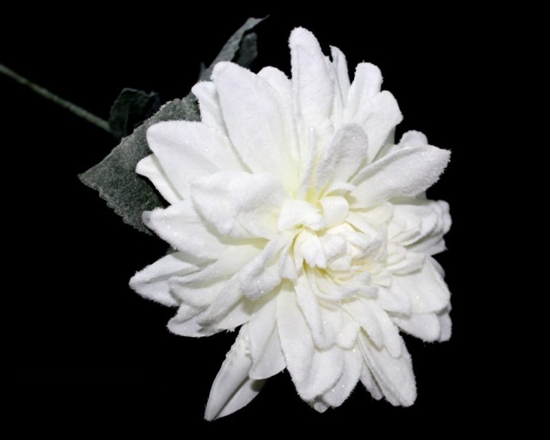 UMJETNO CVIJEĆE DALIJA BIJELA LEDENA 75cm 7140053