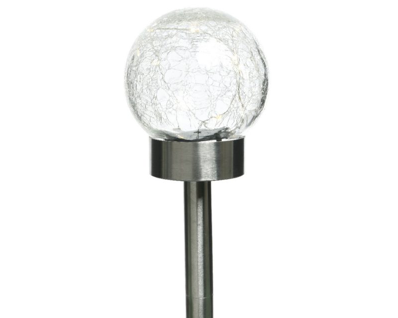 SOLARNA LED LAMPA ROSTFRAJ / LOMLJENO STAKLO KUGLA 7140760