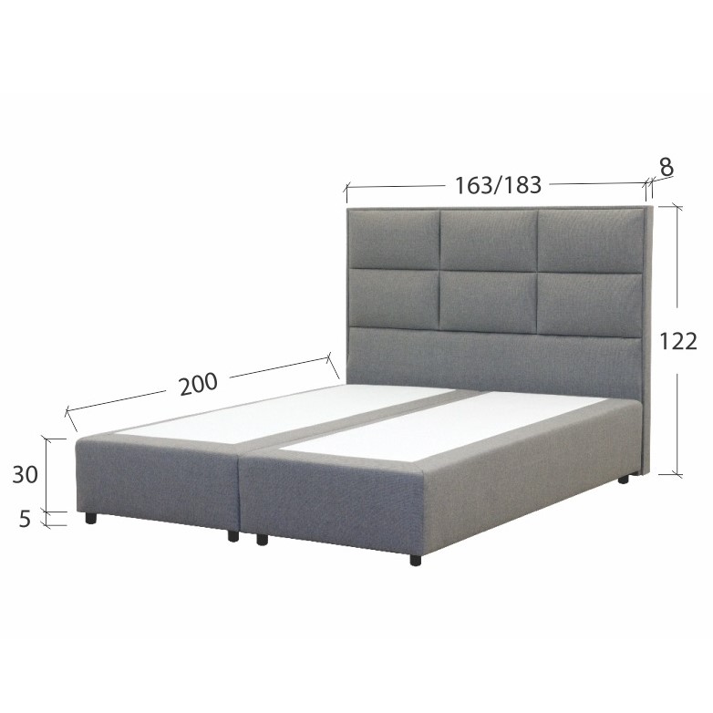 BOXSPRING SANDRA DIMENZIJE
