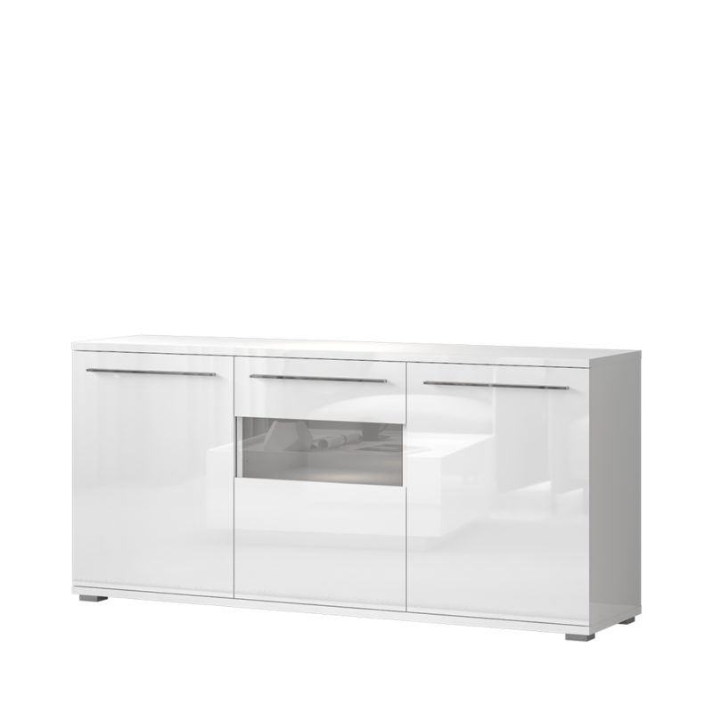 KOMODA K180-3KS/PIANO BIJELA LAK