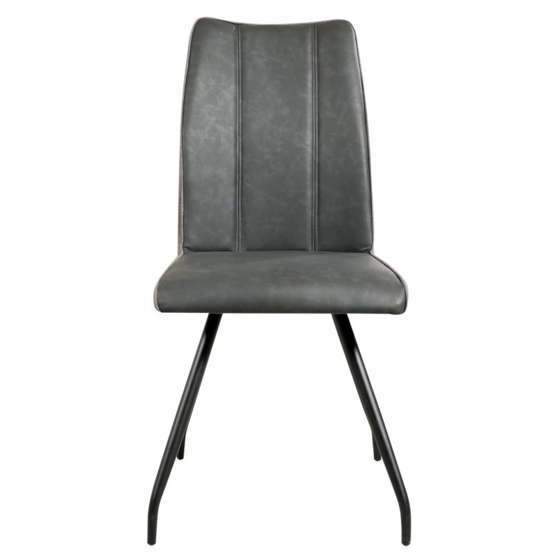 STOLICA 9520043 siva metal, tekstil, umjetna koža